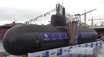 Южная Корея спустила на воду первую собственную субмарину с анаэробной установкой