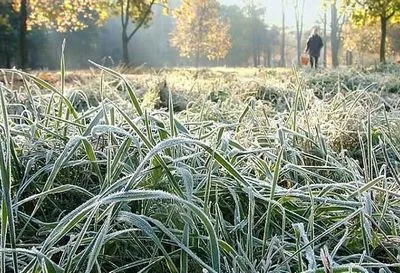 В Украину идут первые заморозки