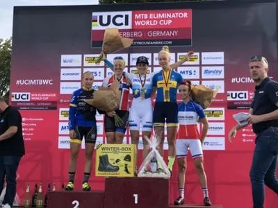 Українська велосипедистка тріумфувала на етапі Кубку світу з маунтінбайку