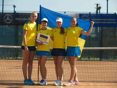 Юніорська збірна України з тенісу пробилася до чвертьфіналу Кубку Федерацій