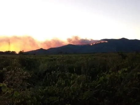 Новый пожар вспыхнул в горах Италии