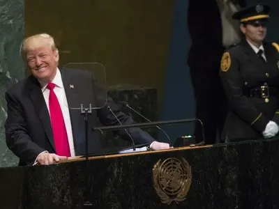 Трамп вважає, що учасники сесії Генасамблеї ООН сміялися не над ним, а разом з ним