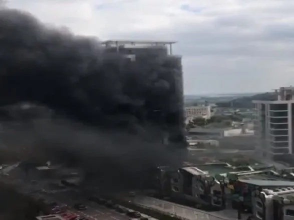 В элитном районе Киева произошел масштабный пожар