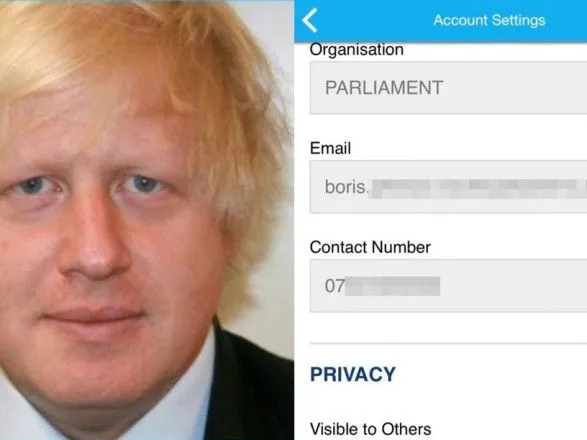 Sky News: Личные данные Бориса Джонсона попали в открытый доступ