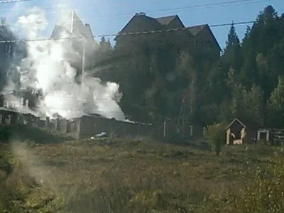 На Львівщині через пожежу в готелі постраждали туристи з Білорусі