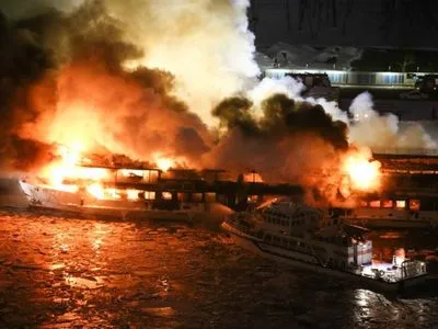 Біля берегів РФ в Балтійському морі загорілося судно з 335 пасажирами на борту