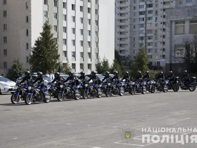 В Украине заработал полицейский мотопатруль