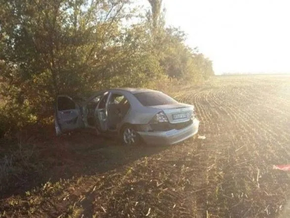 На Миколаївщині авто збило пішохода і злетіло в кювет