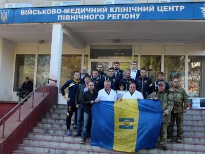 Харьковский футбольный клуб поздравил военнослужащих с Днем защитника Украины