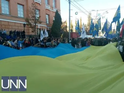 В центре Киева начался марш УПА