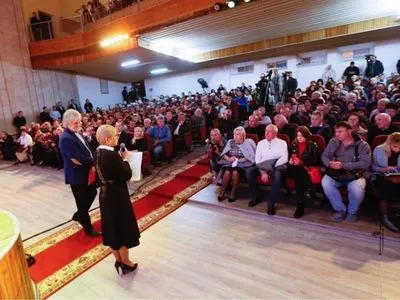 Тимошенко пообіцяла гірникам відновити престиж шахтарської праці