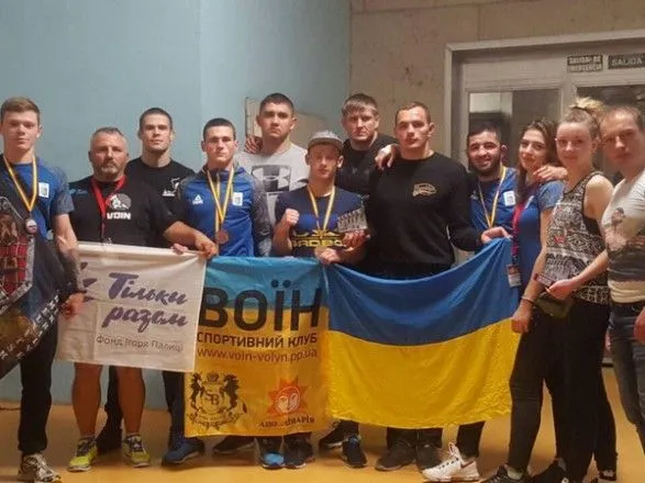 Украинские борцы стали вторыми на чемпионате Европы по смешанным единоборствам