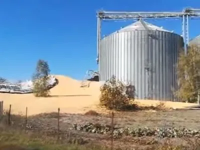 В Сумской области взорвался элеватор: село засыпало тоннами кукурузы