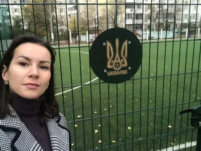 В Оболонском районе столицы появилось новое футбольное мини-поле
