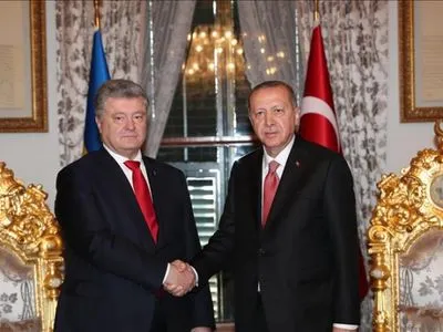 Переговоры Порошенко и Эрдогана длились около часа
