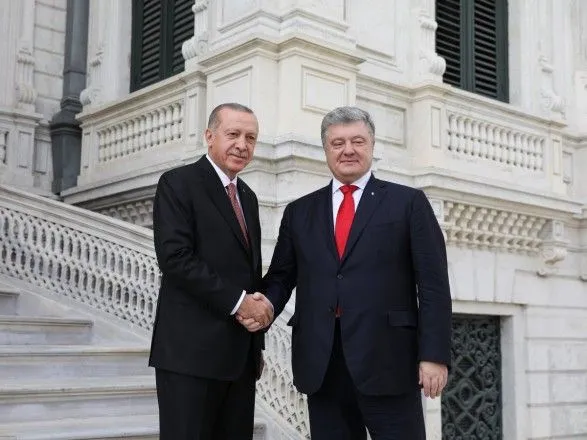 Порошенко начал встречу с Эрдоганом
