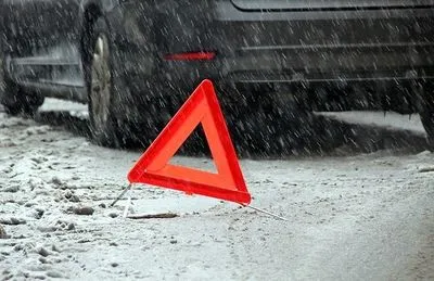 Через сніг у Київській області уже зафіксовано 140 ДТП