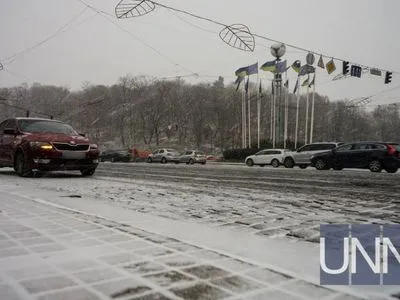 Зима пришла в Киев на месяц раньше, чем в прошлом году