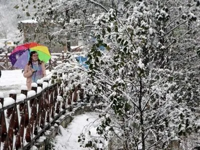 Турцию засыпало снегом: десятки дорог заблокированы