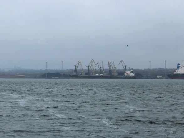 В порт Украины прибыла большая партия угля из ЮАР