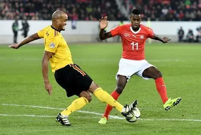 Бельгия уступила Швейцарии в очной игре за победу в групповой стадии Лиги наций