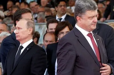 Путін поки не планував переговорів з Порошенком через Азовське море