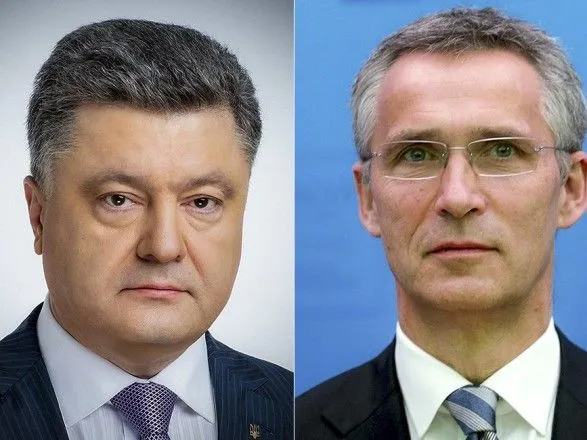 Порошенко і Столтенберг домовилися про термінове скликання Комісії Україна-НАТО