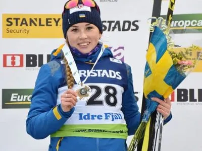 Українська біатлоністка здобула "бронзу" у Швеції