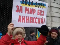 У Петербурзі пройшли пікети проти російської агресії