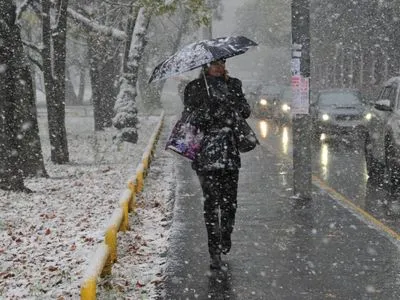 В Украине сегодня снег с дождем и гололедица
