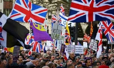 В Лондоне митингующие требуют выхода Британии из ЕС