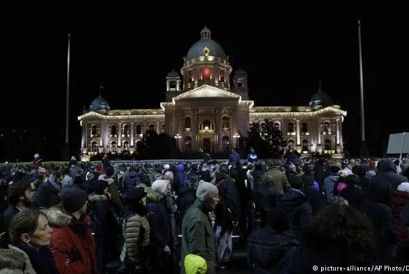 У Сербії відбулися протести проти побиття опозиційного політика
