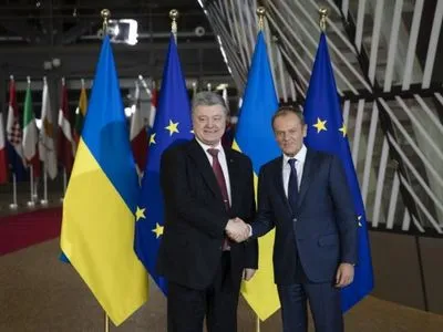 Президент Украины встретился с Президентом Европейского Совета