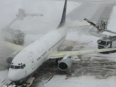 В "Борисполе" наблюдаются задержки рейсов из-за непогоды
