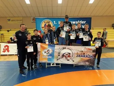 Украинские борцы завоевали ряд наград на турнире в Германии