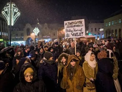 В Будапеште возобновились антиправительственные акции протеста