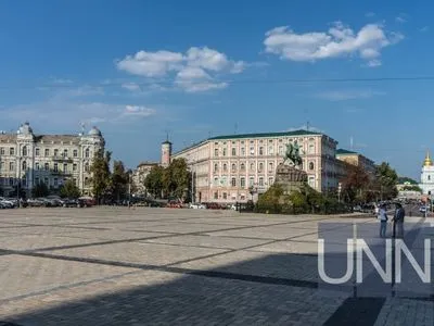 Подъезды к Софиевской площади перекрыты из-за Объединительного собора