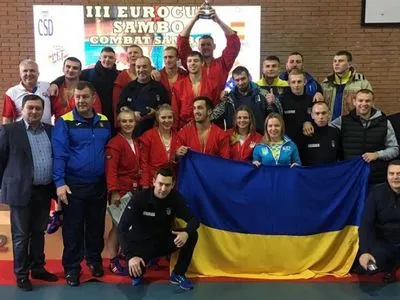 Украинские самбисты завоевали 24 медали на Кубке Европы в Мадриде