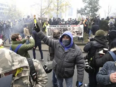 В результате столкновений в Брюсселе были задержаны 90 демонстрантов