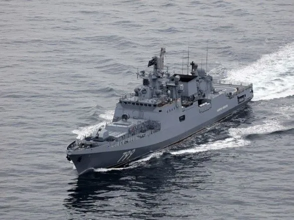 Как УНН российский фрегат в Азовском море искал