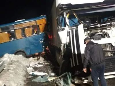 На Київщині сталося дві ДТП за участю маршрутних автобусів, є постраждалі
