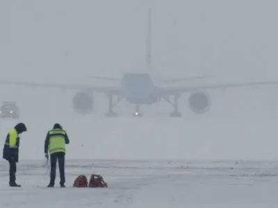 В аэропорту "Борисполь" из-за непогоды задерживают рейсы