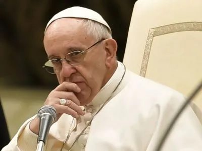 Папа римський висловив стурбованість конфліктом в Донбасі