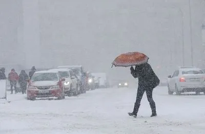 На Украину надвигается снежный циклон