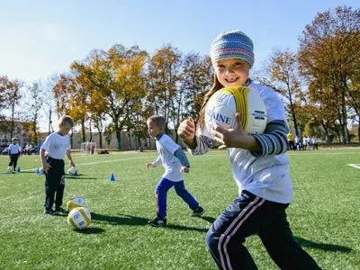 "Лига школьного футбола" в Краматорске объединила полтысячи детей