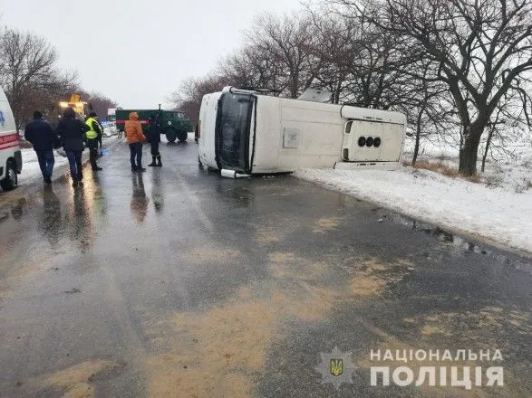 В ДТП травмировались восемь пассажиров автобуса "Херсон – Одесса"