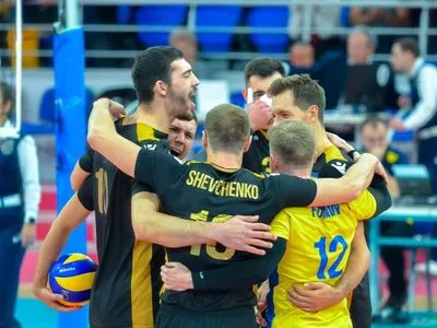 Мужская сборная Украины по волейболу победила команду Швейцарии