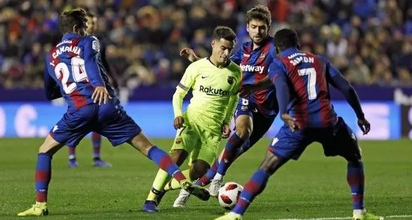 "Барселона" поступилася у першій грі 1/8 фіналу Кубку Іспанії
