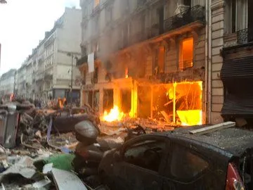 У Парижі стався потужний вибух