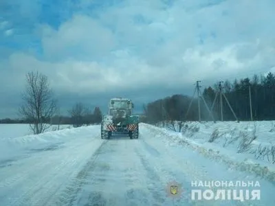 Во Львовской области временно перекрыто движение автотранспорта